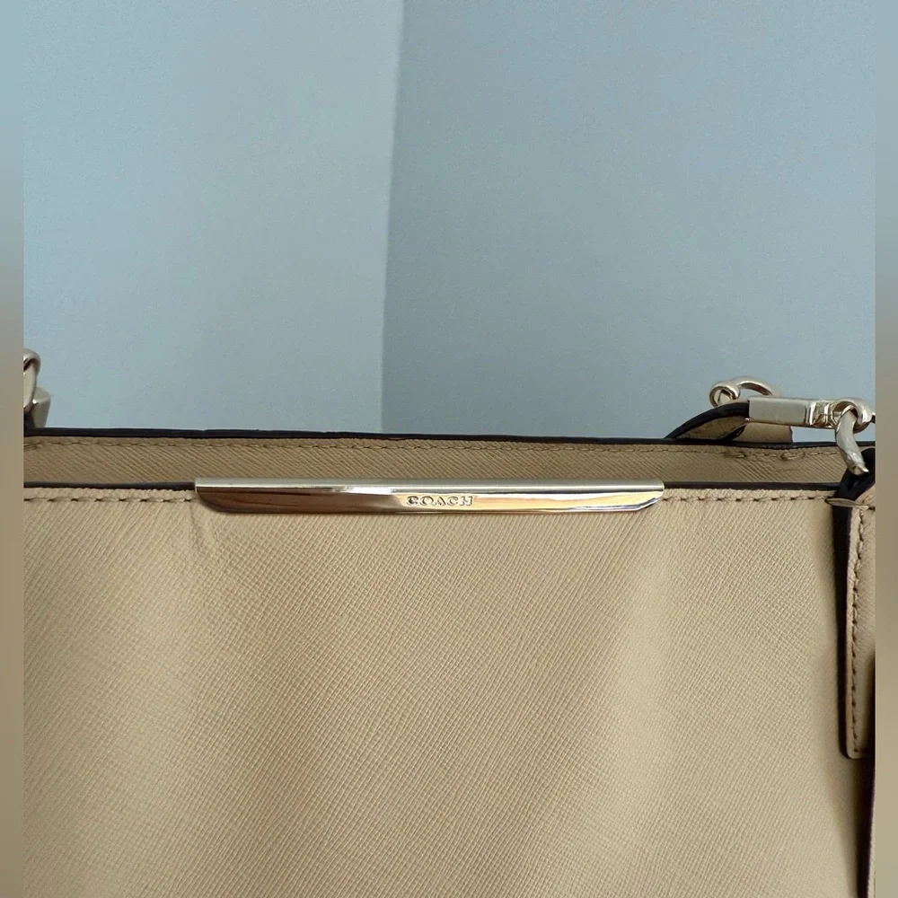 Coach | Madison Saffiano Leather Tote Bag